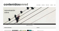 Desktop Screenshot of contenidosenred.com