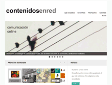 Tablet Screenshot of contenidosenred.com